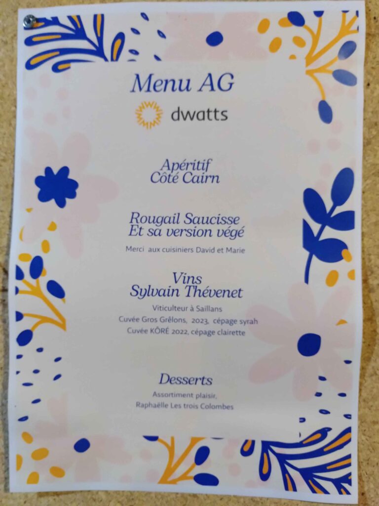 AG 2024- Menu