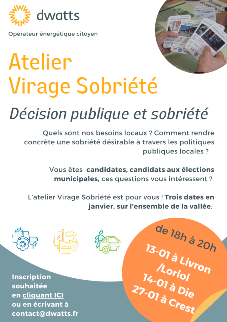 Atelier Virage sobriété
