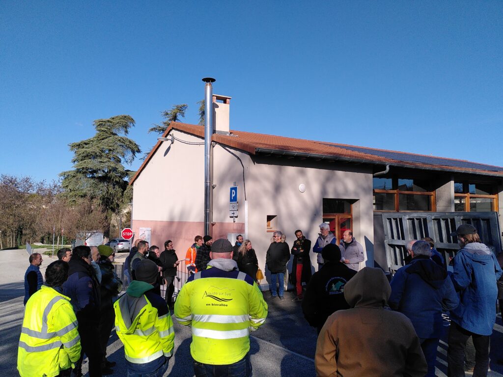 Inauguration réseau chaleur aouste 